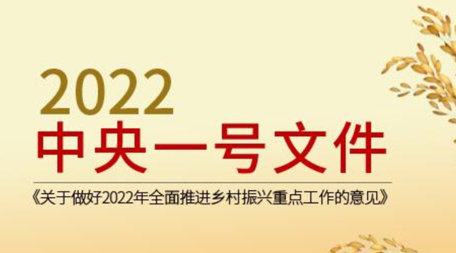 2022年中央一號(hào)文件發(fā)布  金環(huán)電器積極助力鄉(xiāng)村振興